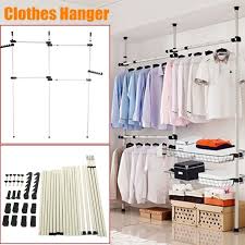 Diy house projects cool diy projects pipe clothes rack clothes stand clothes rod clothes hanger diy casa small space solutions storage solutions. Garment Rack Diy Hanger Clothes Rack Wardrobe Coat Hanger Shopee Philippines