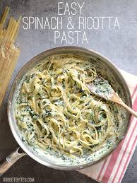 Easy Spinach Ricotta Pasta Recipe Budget Bytes Recipe Spinach Ricotta Pasta Ricotta Pasta Healthy Recipes