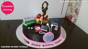 Birthday cakes for girls 18th. 18th Happy Birthday Cakes For Girls Design Cakes For Teenagers 18 Year Olds Happy Bday Decorating Youtube