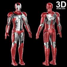 Mark 5 Mk V Iron Man 3d Printable Model Print File Stl By Do3d Com 01 Iron Man Iron Man Fan Art Iron Man Armor
