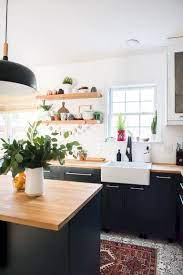 70 Good Staylish Black White Wood Kitchen Ideas White Wood Kitchens Small Kitchen Decor Home Decor Kitchen