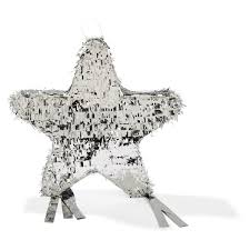 Silver Star Pinata Kmart Star Pinata Buy Party Supplies Silver Stars Star piñata legend card reads. pinterest
