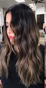 First Session Bayalage On Dark Brunette Base Hairby Lizeth Hair Styles Balayage Hair Hair Beauty