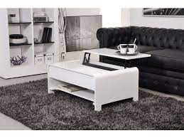 table basse rectangulaire avec plateau relevable duna coloris blanc pas cher c est sur conforam table basse table basse conforama table basse rectangulaire