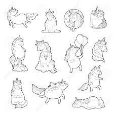 For boys and girls, kids and adults, teenagers and toddlers, preschoolers and older kids at school. Magic Unicorn For Adult Coloring Pages Trendy Unicorn Sticker Pack Teenage Pin Set Zombie Pony Vector Fashion Patches Royalty Free Cliparts Vectors And Stock Illustration Image 93448403