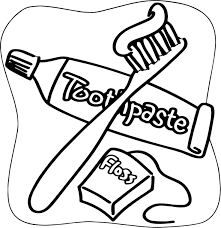 Nice Dental Floss Brush Toothpaste Coloring Page Brushing Teeth Coloring Pages Coloring Pages For Boys