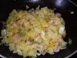 Resultado de imagen de pastel de bacon con cebolla paso a paso