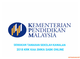 Sekolah agama bantuan kerajaan merupakan institusi pendidikan menengah yang berteraskan kurikulum agama dan akademik dan diuruskan dibawah kementerian pelajaran malaysia. Semakan Keputusan Sekolah Kawalan 2021 Krk Kaa Smka Sabk Online My Panduan