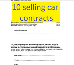 26 february 2021 • 5 mins read in this article, we explore some basic knowledge on the sales and purchase agreement (spa) such as what it consists of, the different types, and why it's important to you. 10 Selling Car Contract Exemples Doc And Pdf Format Car Insurance And Sample Contracts