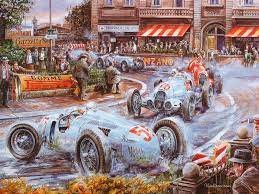 Vaclav Zapadlik Classic Car Painting Art Cars Automotive Art Car Paintings