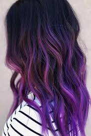 Get purple balayage hair tips on your light brown for a beautiful contrast of soft and strong tones. Stylish Ways To Embrace The Mermaid Hair Like A Princess Glaminati Mermaid Hair Ombre Hair Brown Ombre Hair