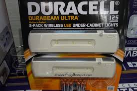 Costco Sale Duracell Durabeam Ultra 2 Pack Wireless Led Under Cabinet Lights Frugal Hotspot