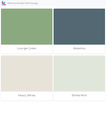 Lounge Green Waterloo Pearly White White Mint Sherwin Williams Paint Colors Paint Color Schemes Paint Color Palettes