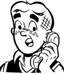 More than 5.000 printable coloring sheets. Archie Is On Telephone Coloring Page Color Luna