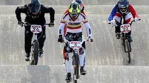 Mariana pajon of colombia celebrates after winning in the women's bmx cycling final race on day 14 of lima 2019 pan american games at bmx circuit of. Mariana Pajon Triumphs In Front Of Home Crowd