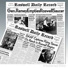 Roswell daily record, roswell, new mexico. 1947 Reprints Roswell Daily Record