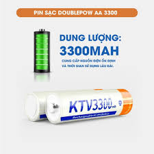 Hộp 4 viên pin sạc 2A Doublepow 3200mAh