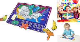 Maybe you would like to learn more about one of these? Dazzling Toys Usa Map Puzzle 50 States And Capitals Educational Wooden United States Map Puzzle Walmart Com Walmart Com