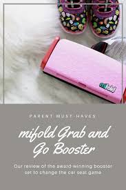Car Seat Safety On The Go With Award Winning Mifold Booster Seat Review British Columbia Mom Preschool Travel Mom Encouragement Booster Seat