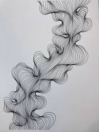 Black And White Line Art Abstract Organic Black And White Line Art Original Modern Drawing Black Ink Art Line Art Drawings Modern Drawing