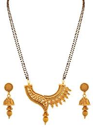 Mangalsutra women gold plated jewelry cz butterfly black bead chain set gold. 78 Off On Jfl Traditional Ethnic One Gram Gold Plated Spiral Designer Mangalsutra Jewellery Set With Earring For Women On Amazon Paisawapas Com