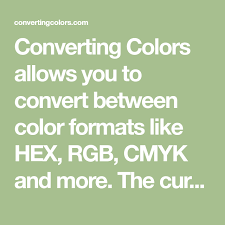Converting Colors Allows You To Convert Between Color Formats Like Hex Rgb Cmyk And More The Colored Shadow Split Complementary Colors Complimentary Colors