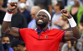 Frances tiafoe lifts the trophy at the atp challenger tour event in parma. Adjjepoehpyeym