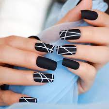 Diseños para uñas extra largas. Disenos De Unas Largas Elegantes Negras Diseno De Unas