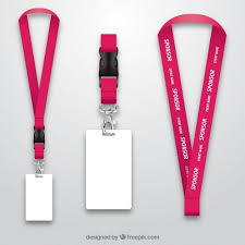 Lanyard Collection With Realistic Design Design Mockup Free Lanyard Designs Graphic Design Mockup