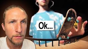 Street skater trys MEGARAMP!!! ( so scary! )