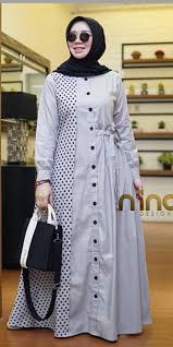 Misalnya pada contoh model gamis hitam yang kombinasikan dengan warna merah muda. Nino Desigh Pakaian Islami Model Pakaian Muslim Model Pakaian Hijab