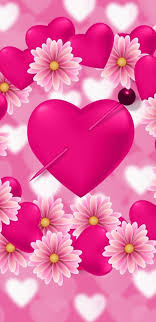 Wallpaper By Artist Unknown Heart Wallpaper Download Cute Wallpapers Pink Love
