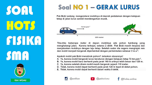Download soal utbk i fisika tahun 2019 pembahasannya dalam bentuk pdf klik disini. Soal Hots Saintek Fisika Sma Materi Gerak Lurus Utbk Sbmptn 2019 Youtube