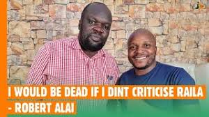 Blogger robert alai has been charged with causing grievous harm to musician alex apoko, popularly known as ringtone. I Would Be Dead If I Didn T Criticize Raila Robert Alai Bonganajalas Youtube