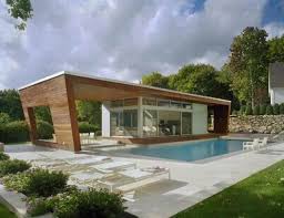 Pin By Acvisual On Home Design Ideas Floor Plans Interior Exterior Modern Pool House Pool House Designs Pool Houses