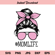 Download Mom Life Sunglasses Svg Mom Life Skull Svg Messy Bun Skull With Sunglasses Svg Mom Life Svg Mothers Day Svg Png Dxf Cricut Cut File Buy Svg Designs