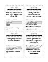 Reciprocal Teaching Cards Reciprocal Teaching Teaching Student Teaching