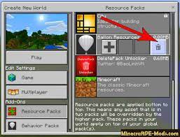 This is the list of features that are available exclusively to bedrock edition. Delete Addons Addon For Minecraft Pe Ios Android 1 17 11 1 16 221 Download