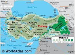Detailed political map of turkey with relief. Turkey Maps Facts World Atlas