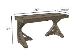 Diy Trestle Desk Free Plans Rogue Engineer L shaped plans with garage door to the side. diy trestle desk free plans rogue