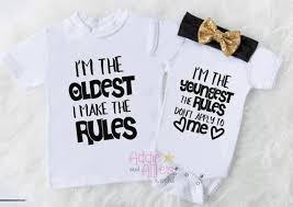 Big Brother Little Sister Shirts Big Bro Lil Sis Shirt Matching Sibling Shirts Personalized Shirts Baby Shower Gift Headband Bgss1p In 2021 Big Brother Little Sister Sister Shirts Big Brother Shirt