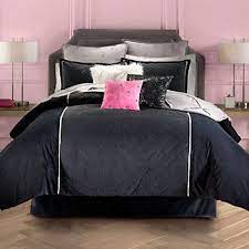 Juicy Couture Gilded Velour Comforter Set Comforter Sets King Comforter Sets Black Comforter Sets