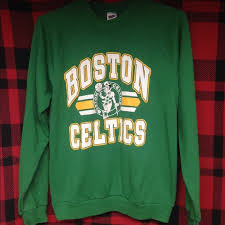 Rare vintage starter boston celtics nba striped hoodie sweatshirt 90s youth sz m. Trench Shirts Guc Vintage Boston Celtics Sweatshirt Sz L Poshmark