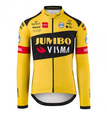 De nederlandse ploeg is twintig seconden sneller dan ineos in de ploegentijdrit van 27,6 kilometer rond brussel. Agu 2020 Replica Team Jumbo Visma Long Sleeves Men S Jersey Cycles Et Sports