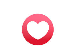 Animated Facebook Love Reaction Button Cartoon Styles Animation Illustration Design