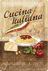 Cucina Italia Pasta Blechschild Vintage Essen Italienische Gerichte Lebensmittel Essen