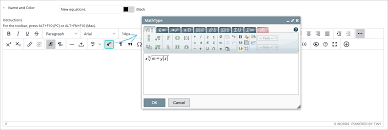 Math Editor Blackboard Help