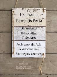 Eine Familie Ist Wie Ein Baum Holzschilder Mit Spruchen Holzschilder Spruche