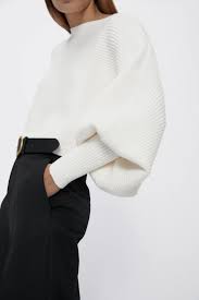 Wide Sleeve Knit Sweater Zara United States