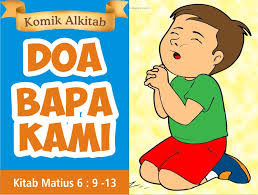 Tradisional, yaitu cara beragama berdasar tradisi. Komik Alkitab Anak Doa Bapa Kami